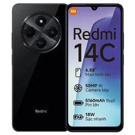 Xiaomi Redmi 14C - 6.88" - 256GB ROM - 8GB RAM - 4G LTE - Dual SIM - Fingerprint - 5160mAh - Black/blue