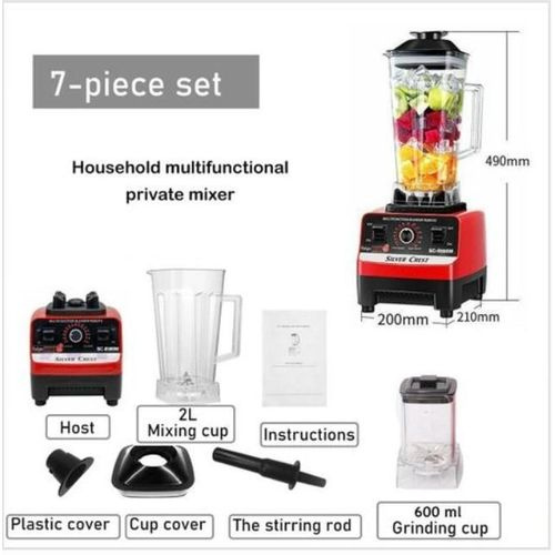 Silver Crest 2 Jar 2L Heavy Duty Silvercrest Blender