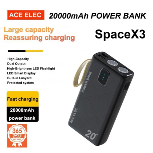 SpaceX-3   black  20,000mAh